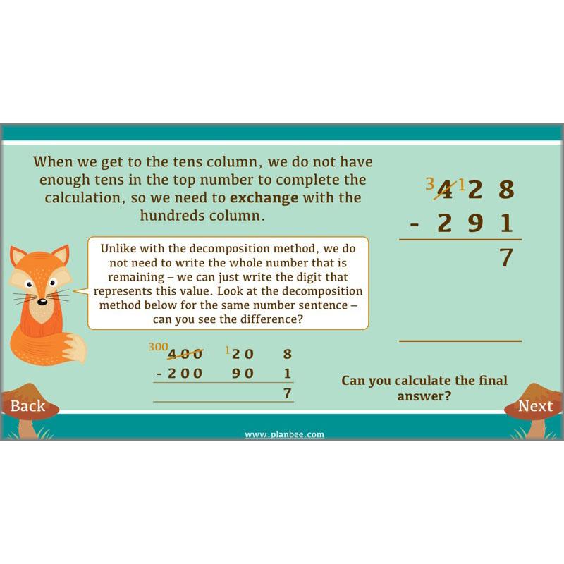 PlanBee Exploring Subtraction - Addition & Subtraction Year 4 Maths Lessons