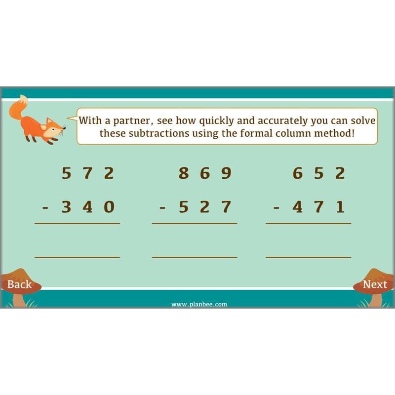 PlanBee Exploring Subtraction - Addition & Subtraction Year 4 Maths Lessons