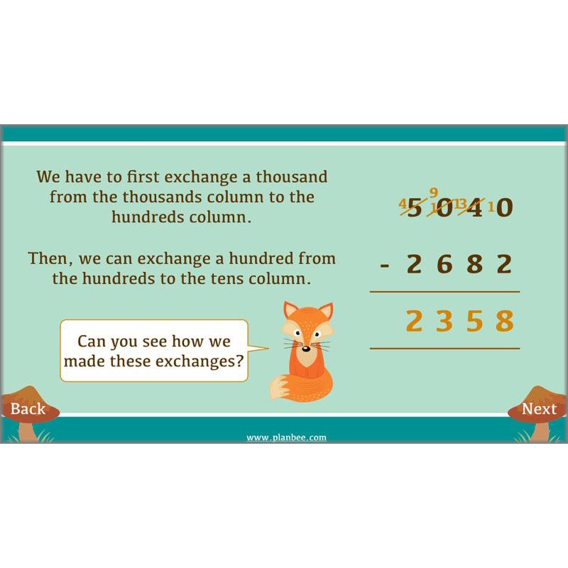 PlanBee Exploring Subtraction - Addition & Subtraction Year 4 Maths Lessons