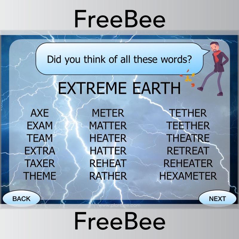 Free Extreme Earth Brain Teasers by PlanBee