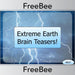 Free Extreme Earth Brain Teasers by PlanBee