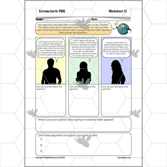 PlanBee Natural Disaster KS2 Extreme Earth Topic by PlanBee