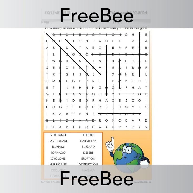 PlanBee Extreme Earth | PlanBee FreeBees