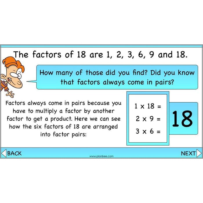 PlanBee Factors & Multiples - Year 5 Maths Planning and Resources from PlanBee