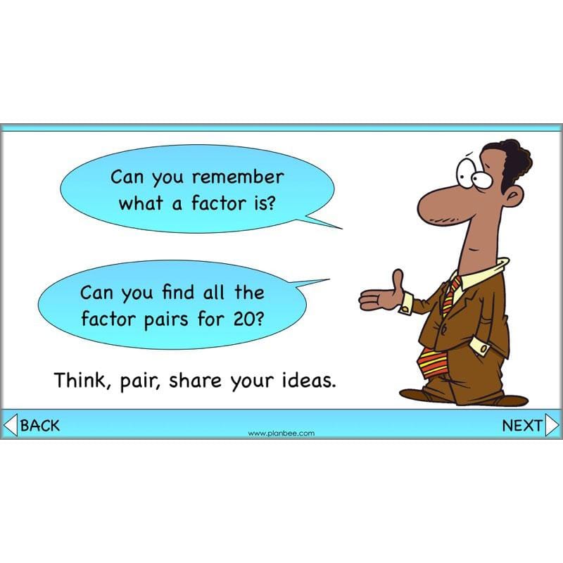 PlanBee Factors & Multiples - Year 5 Maths Planning and Resources from PlanBee