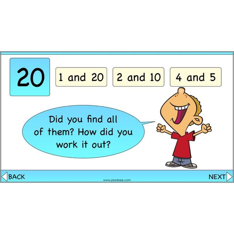 PlanBee Factors & Multiples - Year 5 Maths Planning and Resources from PlanBee