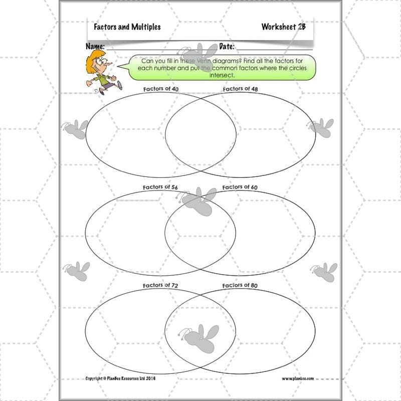 PlanBee Factors & Multiples - Year 5 Maths Planning and Resources from PlanBee