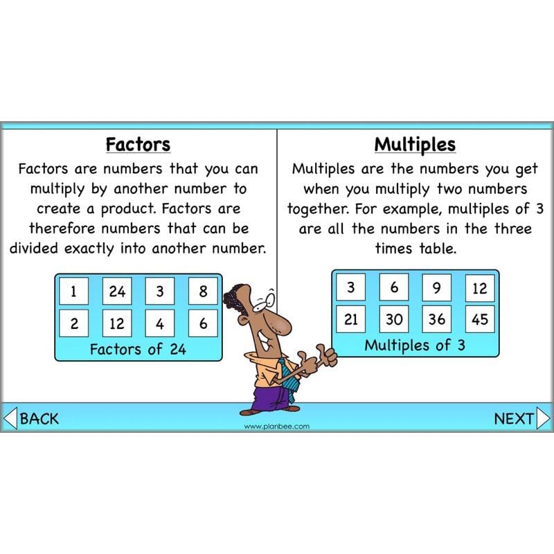PlanBee Factors & Multiples - Year 5 Maths Planning and Resources from PlanBee