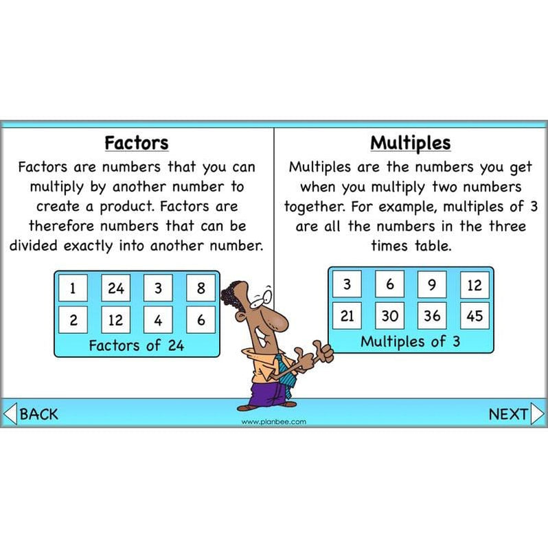 Factors & Multiples - Year 5 Maths Planning and Resources from PlanBee