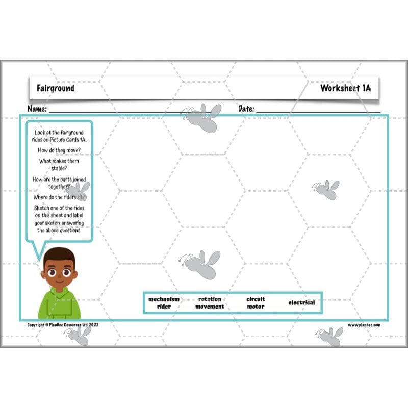 PlanBee Fairground Rides KS2 DT Planning and Resources