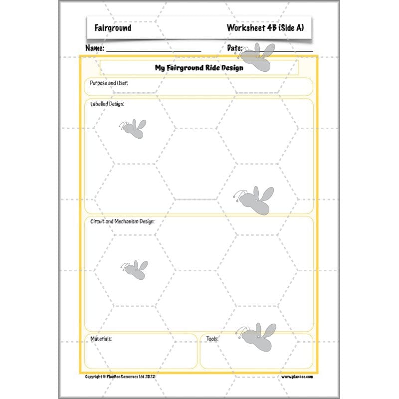 PlanBee Fairground Rides KS2 DT Planning and Resources