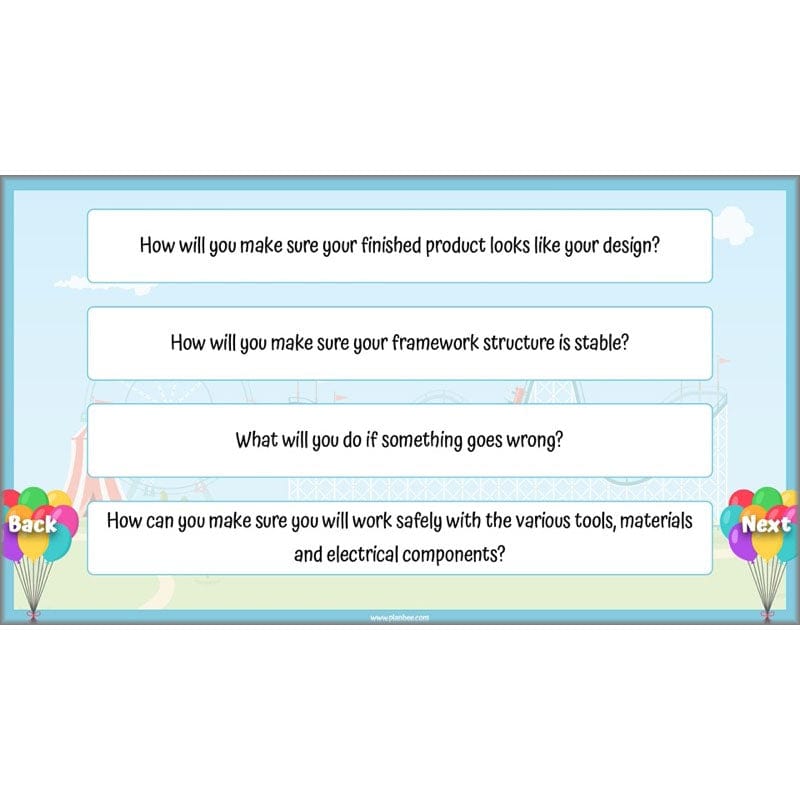 PlanBee Fairground Rides KS2 DT Planning and Resources