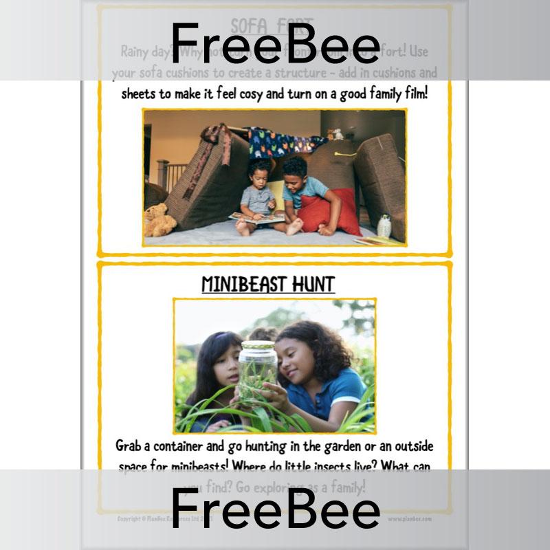 PlanBee FREE Fun Family Activities by PlanBee