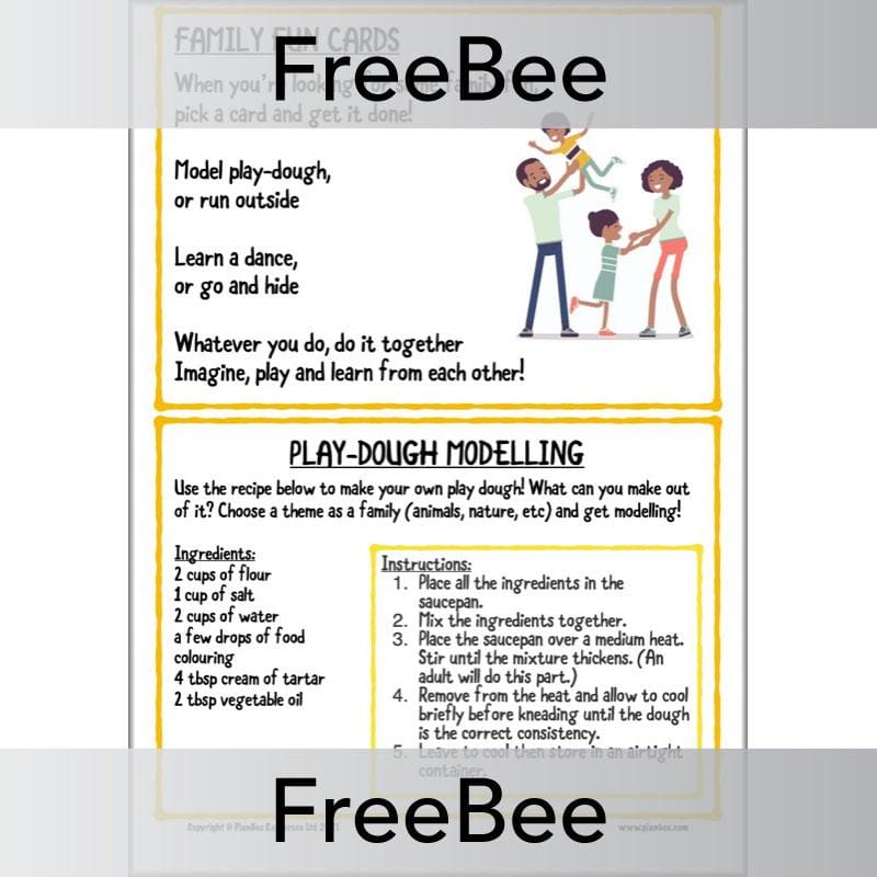 PlanBee FREE Fun Family Activities by PlanBee