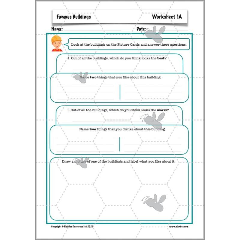 PlanBee KS2 Famous Buildings Art & Architecture Lessons by PlanBee 