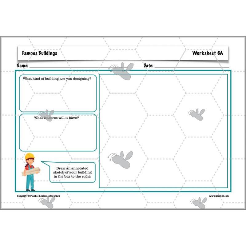 PlanBee KS2 Famous Buildings Art & Architecture Lessons by PlanBee 