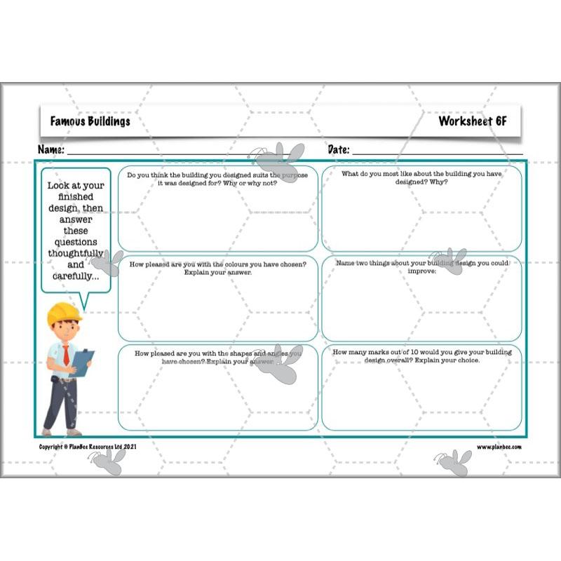 PlanBee KS2 Famous Buildings Art & Architecture Lessons by PlanBee 