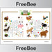 FREE Farm Animal Crossword Puzzle by PlanBee