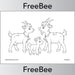FREE Goat Farm Colouring Pages PDF by PlanBee