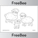 FREE Sheet Farm Colouring Pages PDF by PlanBee