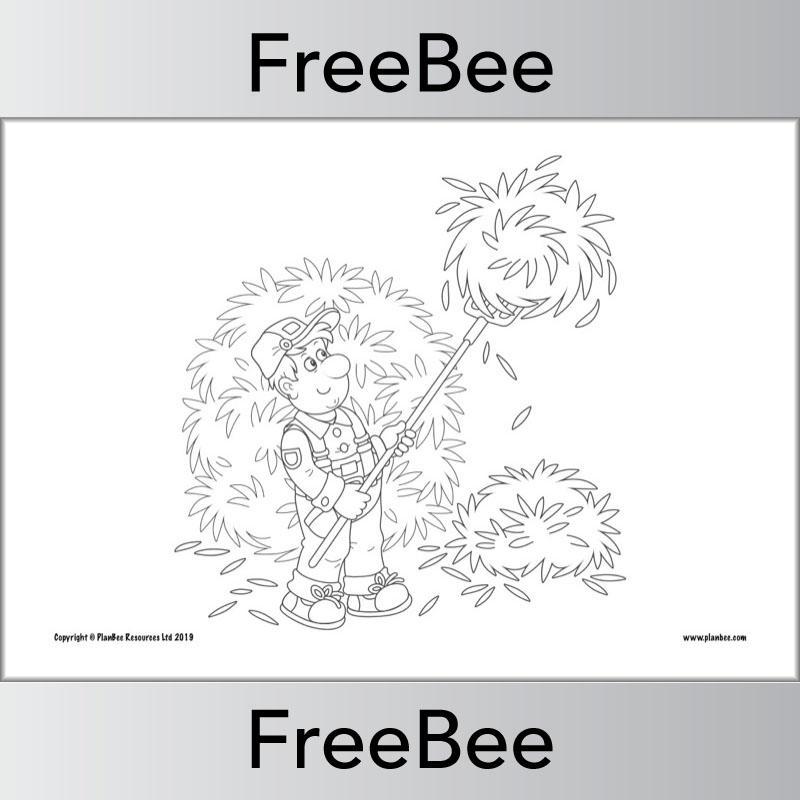 FREE Hay Farm Colouring Pages PDF by PlanBee