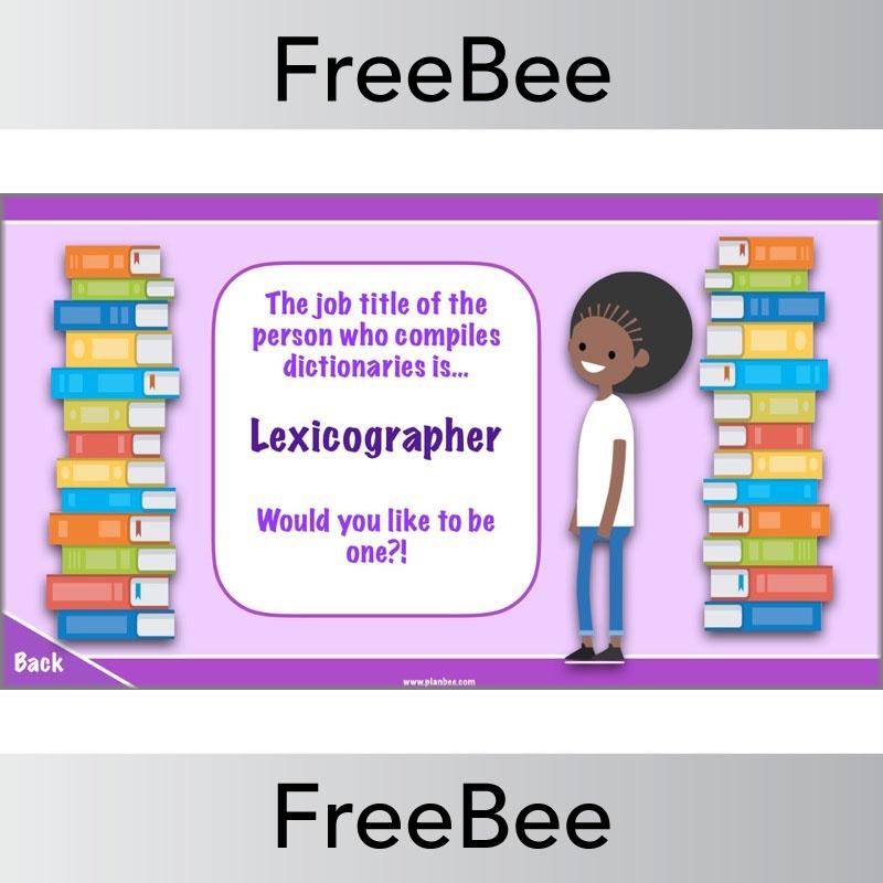 Free Fascinating Dictionary Facts Quiz By PlanBee