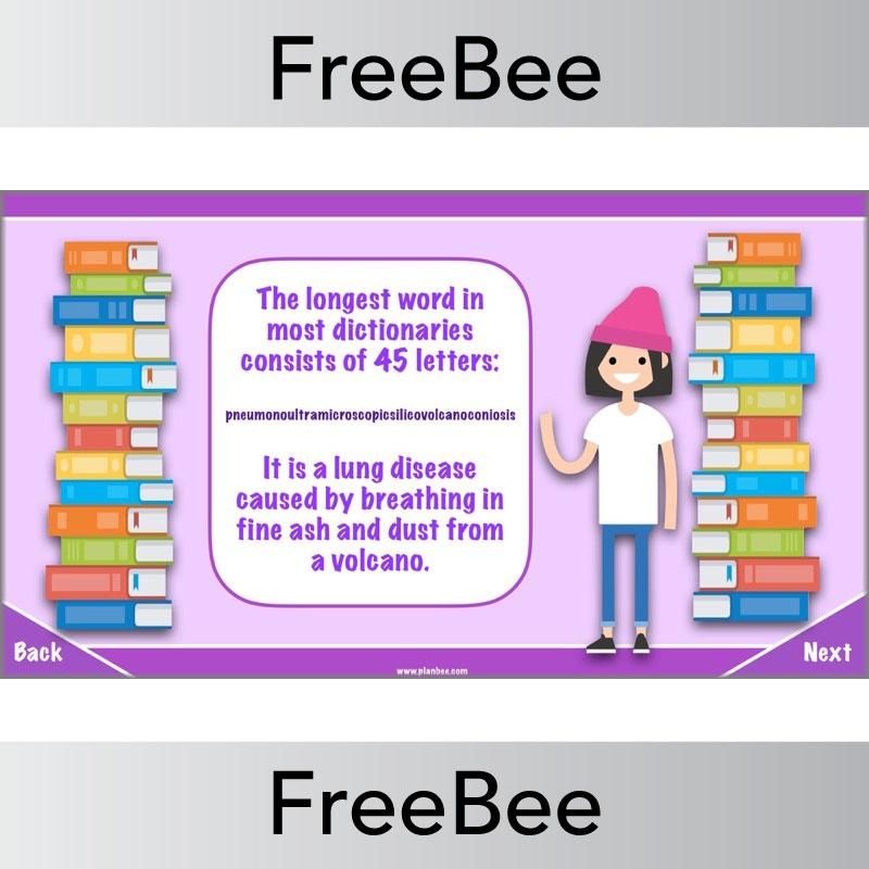 Free Fascinating Dictionary Facts Quiz By PlanBee