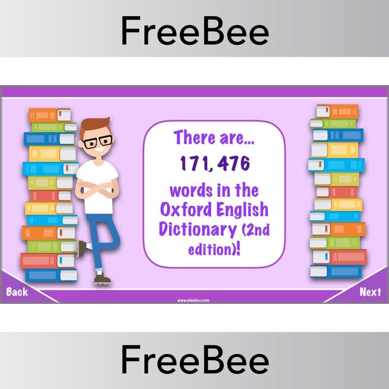 Free Fascinating Dictionary Facts Quiz By PlanBee