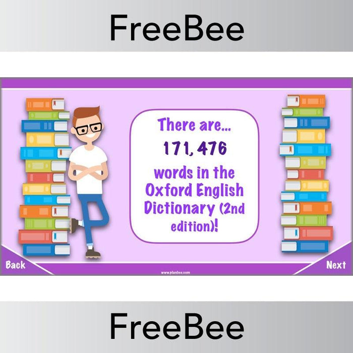Free Fascinating Dictionary Facts Quiz By PlanBee