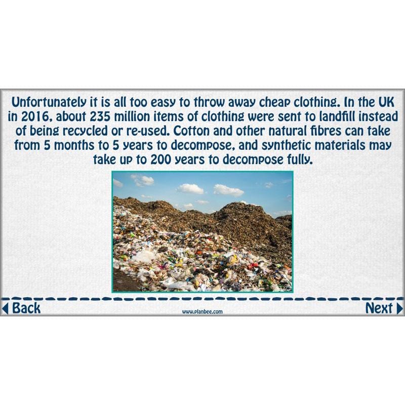 PlanBee Fast Fashion Fairtrade KS2 ESR Lessons by PlanBee