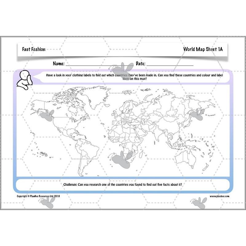 PlanBee Fast Fashion Fairtrade KS2 ESR Lessons by PlanBee