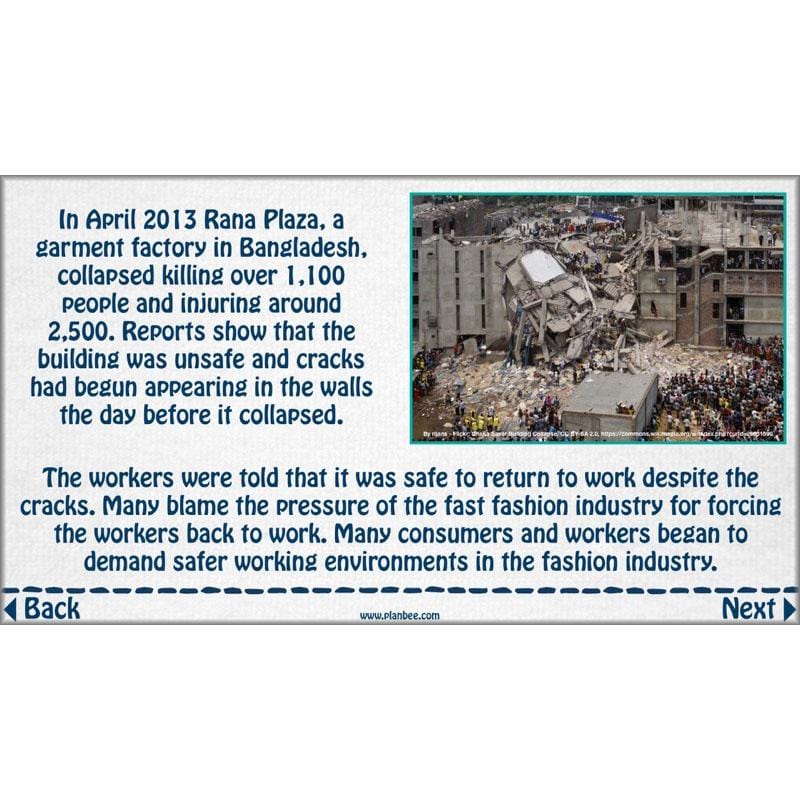 PlanBee Fast Fashion Fairtrade KS2 ESR Lessons by PlanBee