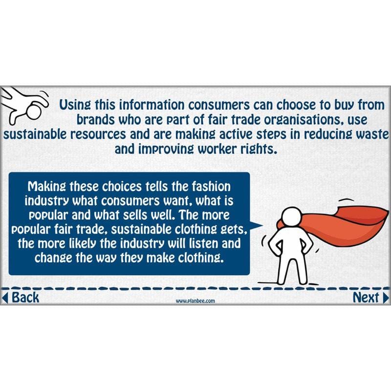PlanBee Fast Fashion Fairtrade KS2 ESR Lessons by PlanBee