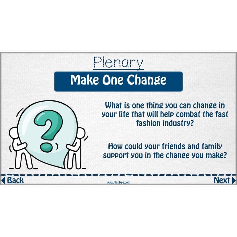 PlanBee Fast Fashion Fairtrade KS2 ESR Lessons by PlanBee