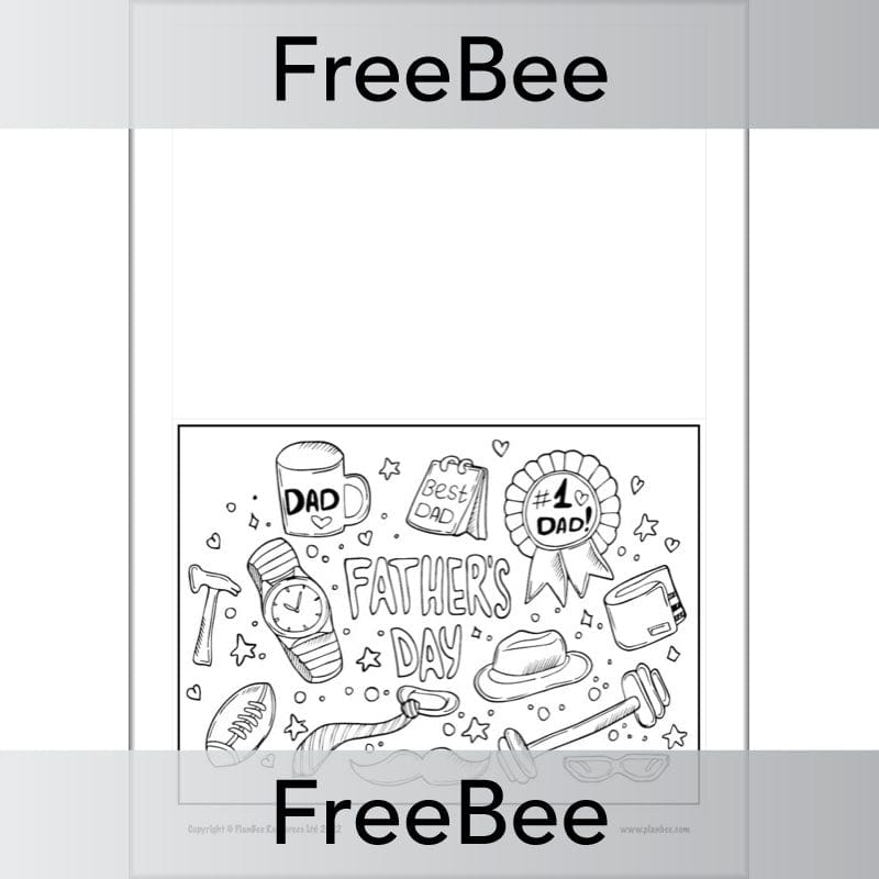 PlanBee FREE Father's Day Card Templates by PlanBee