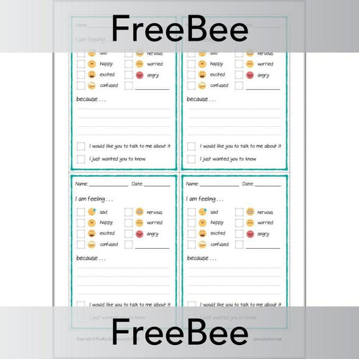 PlanBee Free Feelings Check-in Cards by PlanBee Teaching Resources
