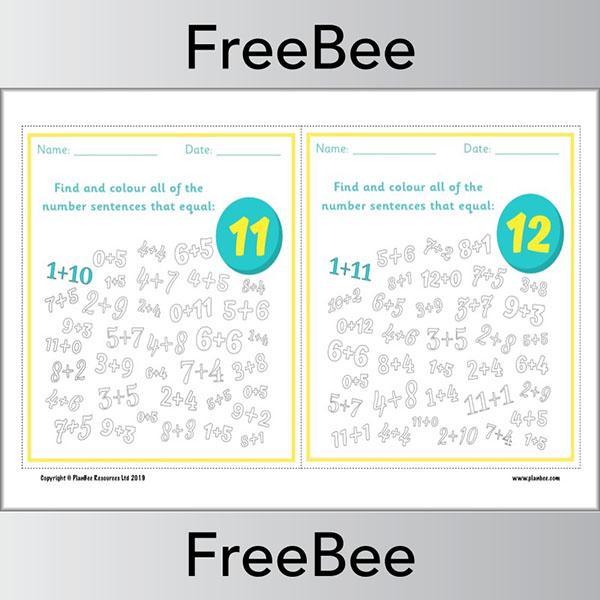 PlanBee Find the Number Sentence Cards | KS1 Maths