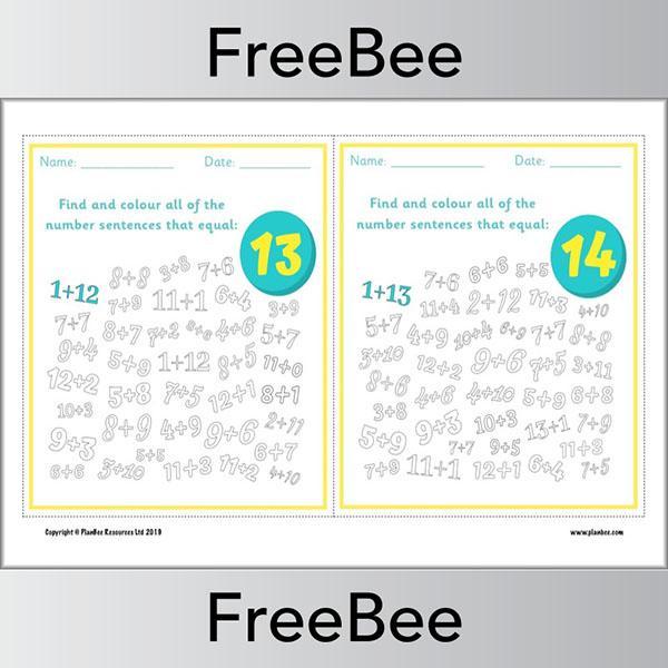 PlanBee Find the Number Sentence Cards | KS1 Maths