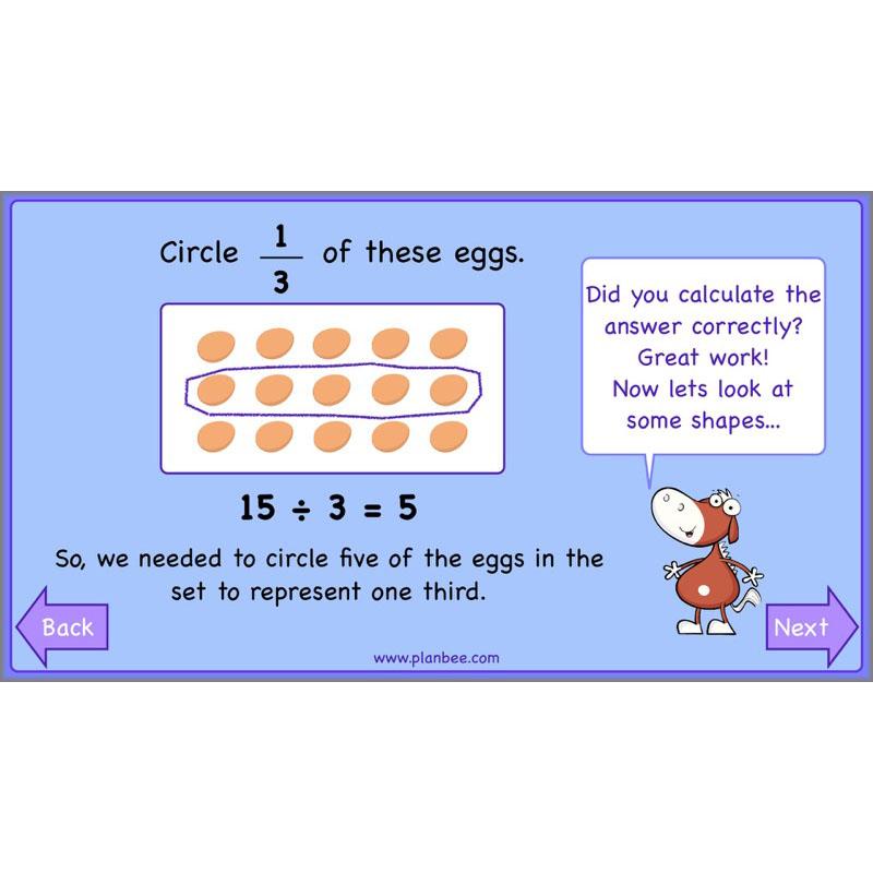 PlanBee Finding Fractions: Year 3 fractions of amounts plans and resources