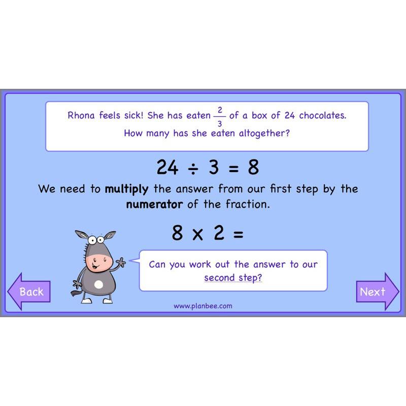 PlanBee Finding Fractions: Year 3 fractions of amounts plans and resources