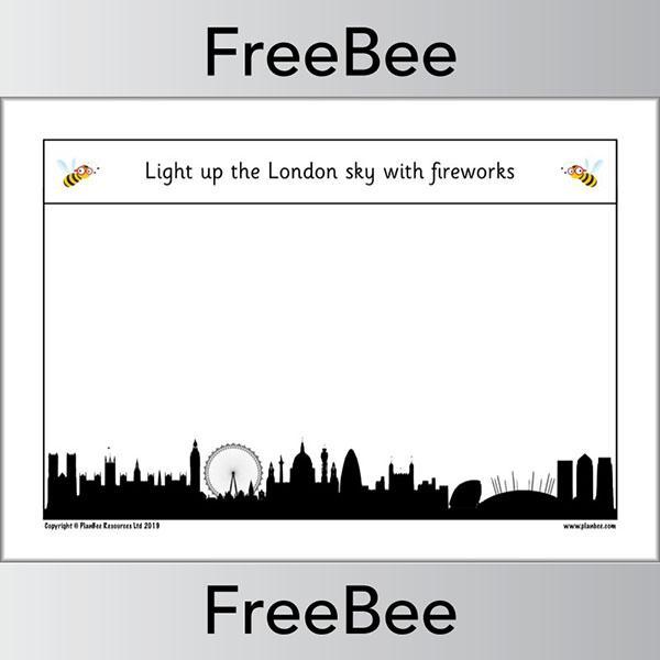 Free Bonfire and Firework Colouring Sheets by PlanBee