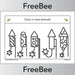 Free Bonfire and Firework Colouring Pages by PlanBee