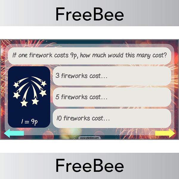 Free Bonfire Night Quiz Maths Brain Teasers for Kids by PlanBee