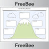 Story Mountain Template | Free Story Planner — PlanBee