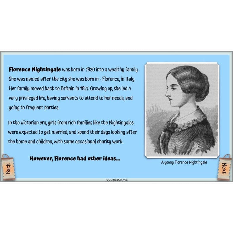 primary homework help florence nightingale