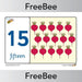 PlanBee Food 1 - 20 Number Line | PlanBee FreeBees