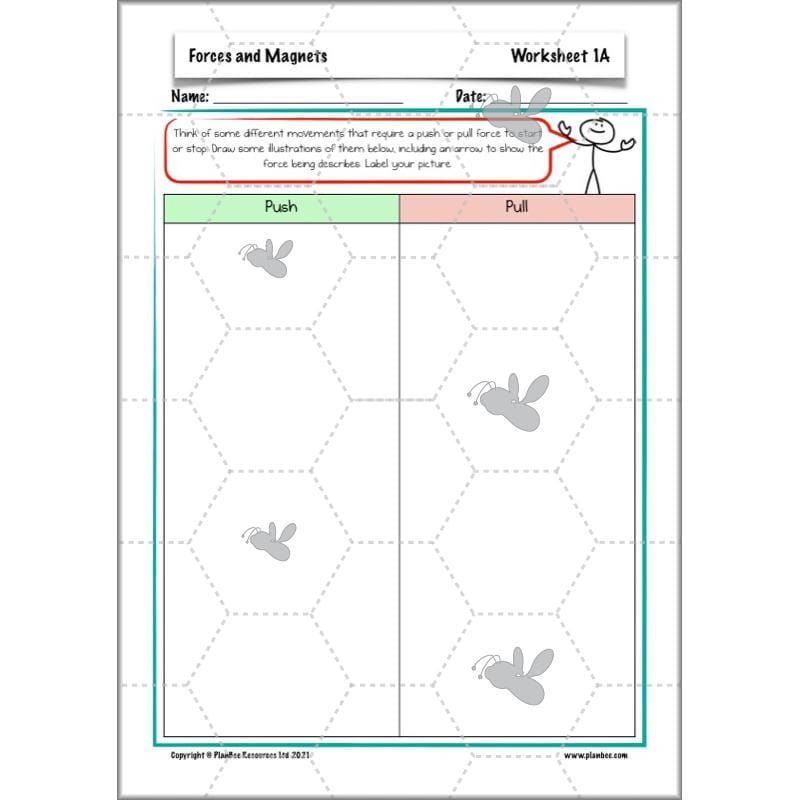 PlanBee Forces and Magnets Year 3 Forces Planning | PlanBee Science