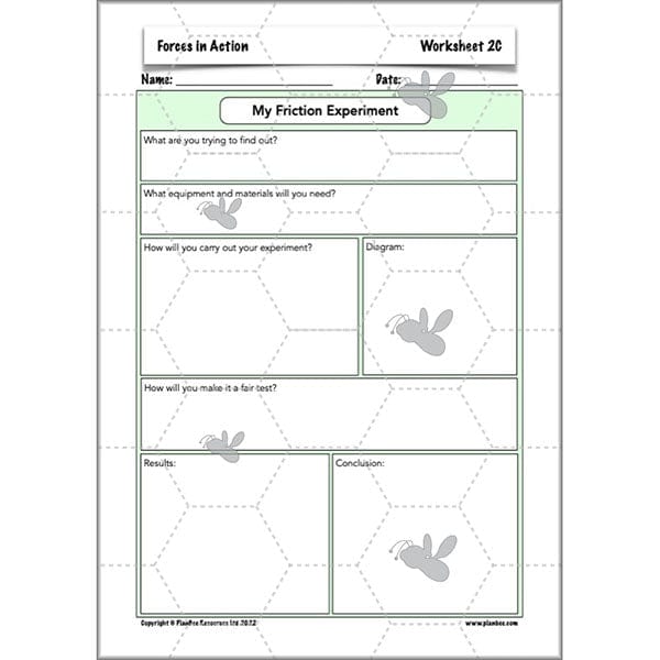 PlanBee Forces in Action: Science Forces Year 5 PlanBee lesson pack