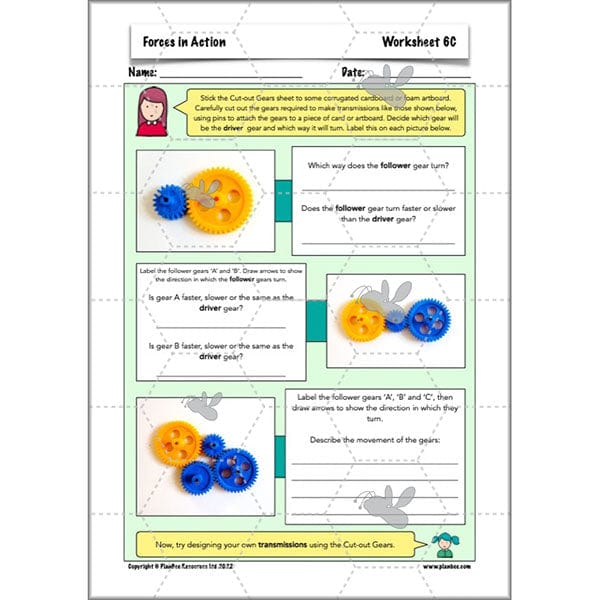 PlanBee Forces in Action: Science Forces Year 5 PlanBee lesson pack