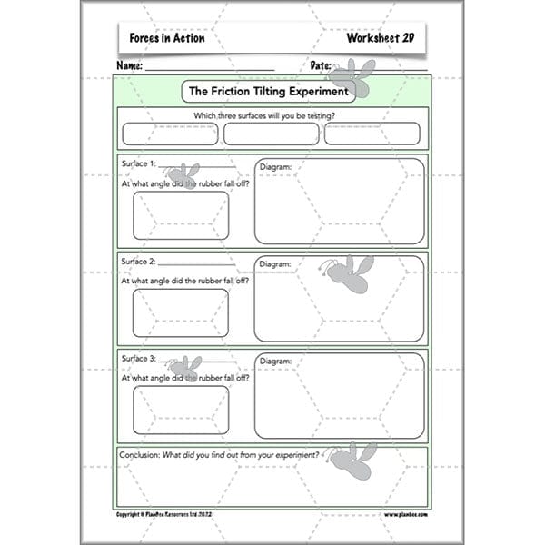 PlanBee Forces in Action: Science Forces Year 5 PlanBee lesson pack